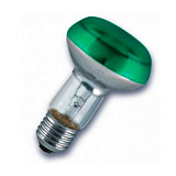 Лампа накаливания GE 40R63/G/E27 40W 230V E14 зеленая рефлекторная