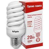 Лампа Navigator NCLP-SF-20-840-E27 20W 230V E27 4000K спираль