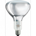 Инфракрасная лампа с отражателем PHILIPS InfraRed R125 IR 275W E27 240V Clear