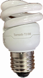 Энергосберегающая лампа PHILIPS TORNADO ESaver 8W/827 E27 230V 2700K спираль